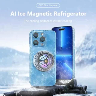 X18 Magnetic Phone Cooler – Semiconductor Gaming Radiator with RGB Lighting & Fast Cooling