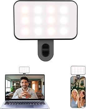 PY-11 Rechargeable LED Ring Light – Mini Selfie Light with Phone Clip & 3 Color Modes for Vlogging & Video Calls - Image 2