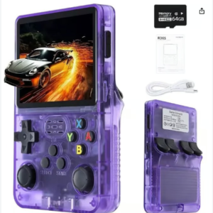 Video Game Master R36S Retro Handheld Game Console – 3.5" IPS Screen, Linux System, 15,000+ Preloaded Games with 64GB/128GB TF Card