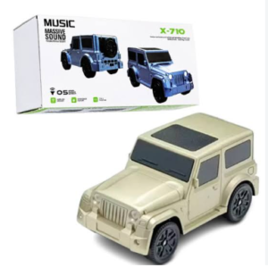 X-710 Car Shape Bluetooth Speaker – SUV Model Portable Wireless Speaker with FM Radio, TF Card, USB & TWS Support