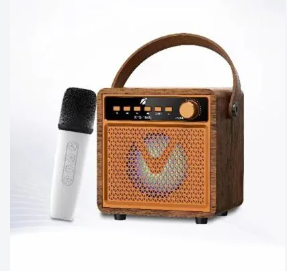 BT Speaker KTS-1865 30P – Portable Bluetooth Speaker with 3-Inch Driver, Strong Bass & Multi-Playback Modes – Brown