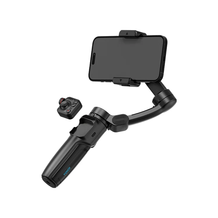 M05 3-Axis Smartphone Gimbal Stabilizer – AI Tracking, 7 Shooting Modes & Built-in Selfie Stick/Tripod for Vlogging – Black - Image 3