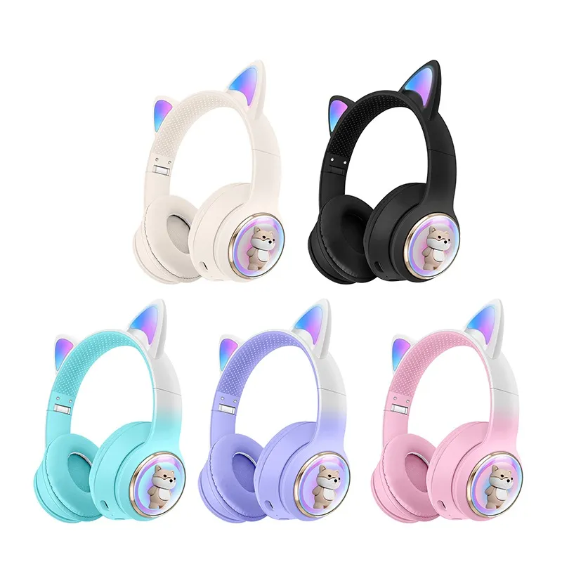 AKZ51 Kids Bluetooth Headphones – Safe 85dB Volume Limit, Active Noise Cancelling, 20-Hour Battery & Built-in Microphone for Online Classes & Travel - Image 3